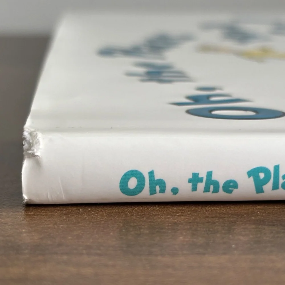 Dr. Seuss OH, THE PLACES YOU'LL GO! Hardcover Book Vintage 1990 & Dust Jacket